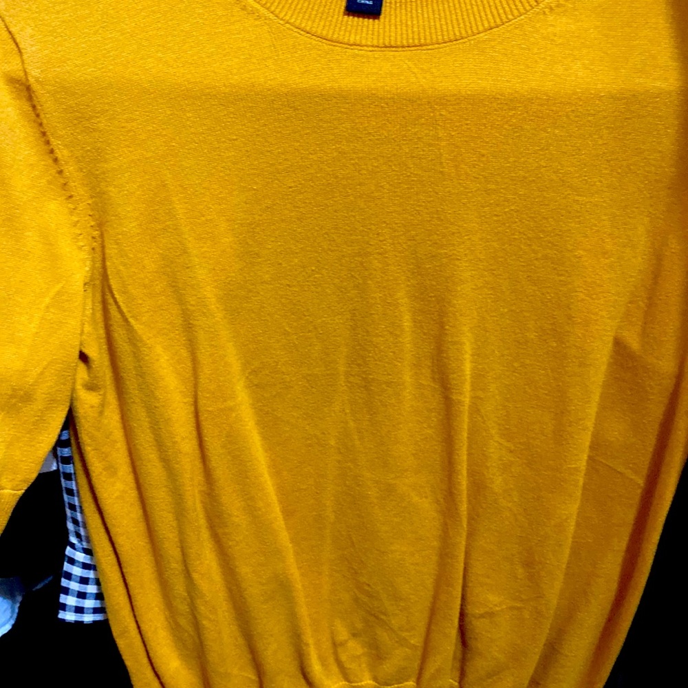Ann taylor medium with color mustard buttons
